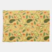 Fruitmandpatrooncollectie - Avocado Theedoek (Horizontaal)
