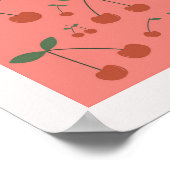 Fruitmarkt Cherry Vintage Poster (Hoek)