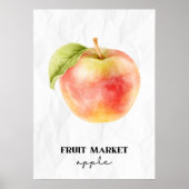 fruitmarktappel poster (Voorkant)