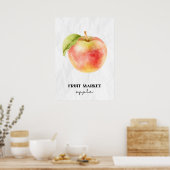fruitmarktappel poster (Keuken)