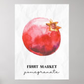 fruitmarktgranaatappel poster (Voorkant)