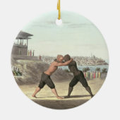 Fruitmatch, Constantinopel (m/vc op papier) Keramisch Ornament (Achterkant)