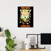 Fruitnotities downloaden poster (Thuiskantoor)
