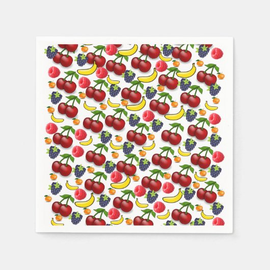 Fruitpapier Napkins Servet (Voorkant)