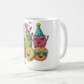 Fruitparty Happy Dancing Koffiemok (Voorkant rechts)