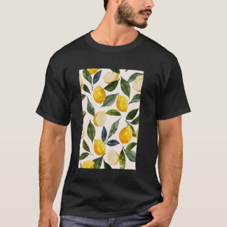 fruitpatroon Art Lemon 4 T-shirt