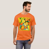 Fruitpatroon. Bestel nu T-shirt (Voorkant volledig)