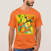 Fruitpatroon. Bestel nu T-shirt (Voorkant)