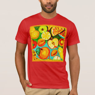 Fruitpatroon. Bestel nu T-shirt