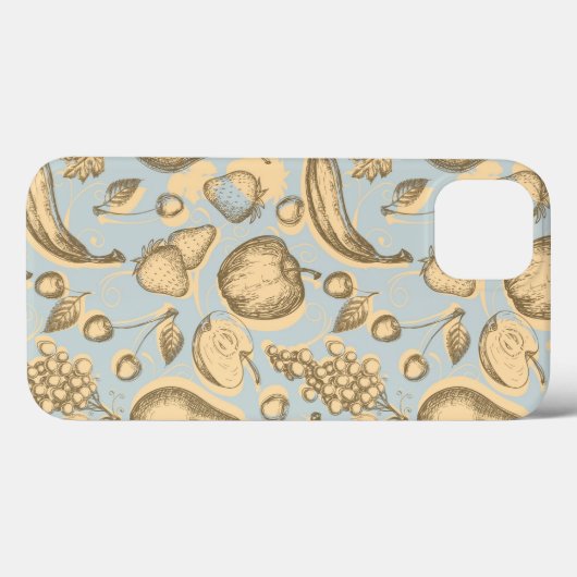  fruitpatroon Case-Mate iPhone case (Achterkant (horizontaal))