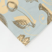 fruitpatroon fleece deken (Hoek)