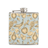  fruitpatroon heupfles (Voorkant)