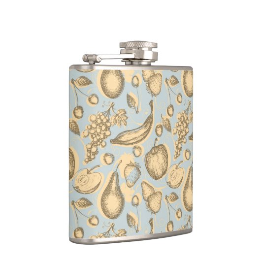  fruitpatroon heupfles (Rechts)