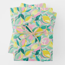 Fruitpatroon | Koel Teal