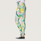 Fruitpatroon  |  Levendig Citrus Leggings (Links)
