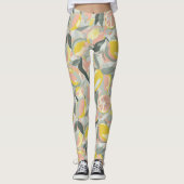 Fruitpatroon  |  Levendig Citrus Leggings (Voorkant)