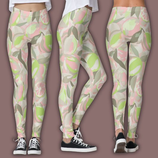 Fruitpatroon  |  Levendig Citrus Leggings