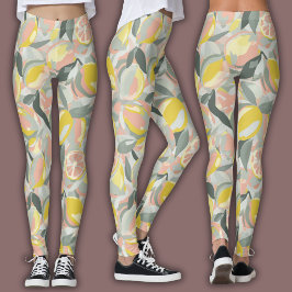 Fruitpatroon  |  Levendig Citrus Leggings