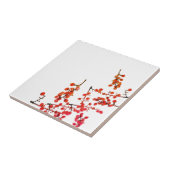 Fruitpatroon met rode pepper tegeltje (Zijkant)