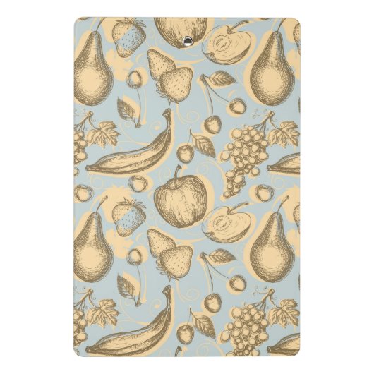  fruitpatroon mini klembord (Achterkant)