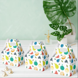 Fruitpatroon, Plum, Sinaasappel, Citroen, Pear, Ap Bedankdoosjes