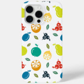 Fruitpatroon, Plum, Sinaasappel, Citroen, Pear, Ap Case-Mate iPhone Case (Achterkant)