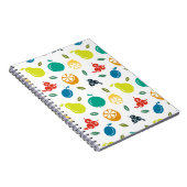 Fruitpatroon, Plum, Sinaasappel, Citroen, Pear, Ap Notitieboek (Rechterzijde)