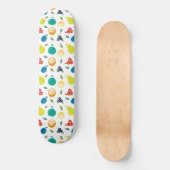 Fruitpatroon, Plum, Sinaasappel, Citroen, Pear, Ap Persoonlijk Skateboard (Voorkant)