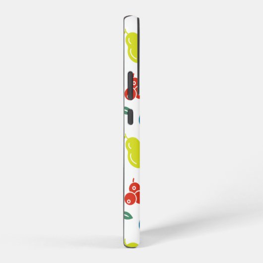 Fruitpatroon, Plum, Sinaasappel, Citroen, Pear, Ap Samsung Galaxy Hoesje (Rechterkant)