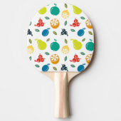Fruitpatroon, Plum, Sinaasappel, Citroen, Pear, Ap Tafeltennisbatje (Voorkant)