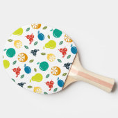 Fruitpatroon, Plum, Sinaasappel, Citroen, Pear, Ap Tafeltennisbatje (Zijkant)