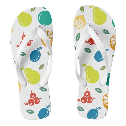 Fruitpatroon, Pruim, Sinaasappel, Citroen, Peer, A Teenslippers (Voetbed)