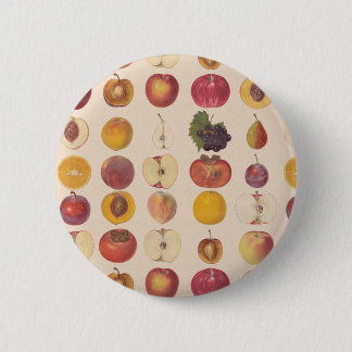 fruitpatroon ronde button 5,7 cm