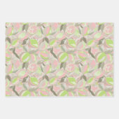 Fruitpatroon  |  Roze Mint Inpakpapier Vel (Voorkant 3)