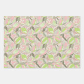 Fruitpatroon  |  Roze Mint Inpakpapier Vel (Voorkant 2)