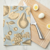  fruitpatroon theedoek (Quarter Fold)