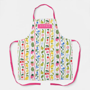 Fruitpatroon Voedsel Zomer Elegant Stijlvol Schort
