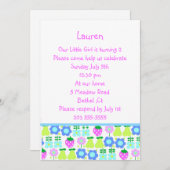 fruitpatroonuitnodiging kaart (Voorkant / Achterkant)