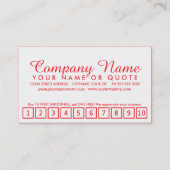 fruitprogramma voor loyaliteit klantenkaartje (Voorkant)