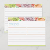 Fruitrecept Kaart (Voorkant / Achterkant)
