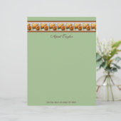 Fruitrecepten voor Pear Lovers Paper Custom Briefhoofd (Staand voorkant)