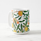 Fruits and Leaves  William Morris Tropical Koffiemok (Voorkant links)