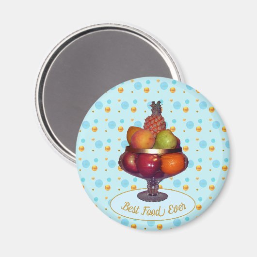 Fruits and Polka Dots Magneet (Voorkant / Achterkant)