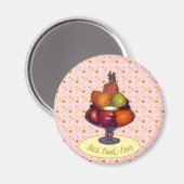 Fruits and Polka Dots Magneet (Voorkant / Achterkant)