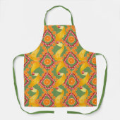 Fruits and zest green apron schort (Voorkant)