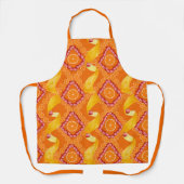 Fruits and zest orange apron schort (Voorkant)
