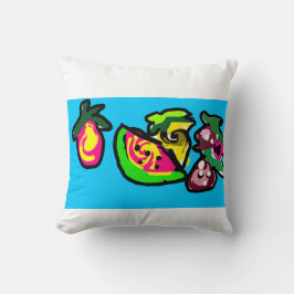 Fruits art fun kussen