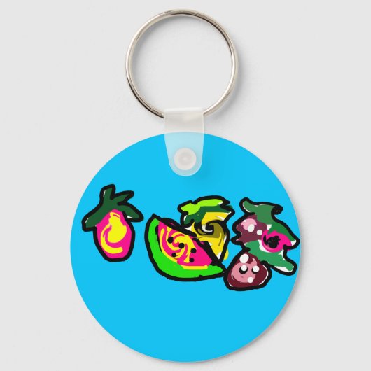 Fruits art fun  sleutelhanger (Voorkant)