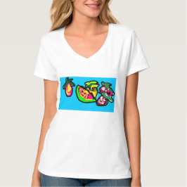 Fruits art fun t-shirt