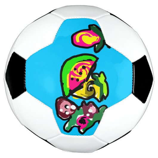 Fruits art fun voetbal (Gedraaid)